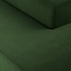 FLAKE couch: element right longchair, royal velvet, green - Image 3