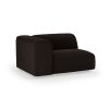 FLAKE couch: element left 1,5-seat, royal velvet, espresso - Image 2