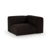 FLAKE couch: element right, royal velvet, espresso - Image 2