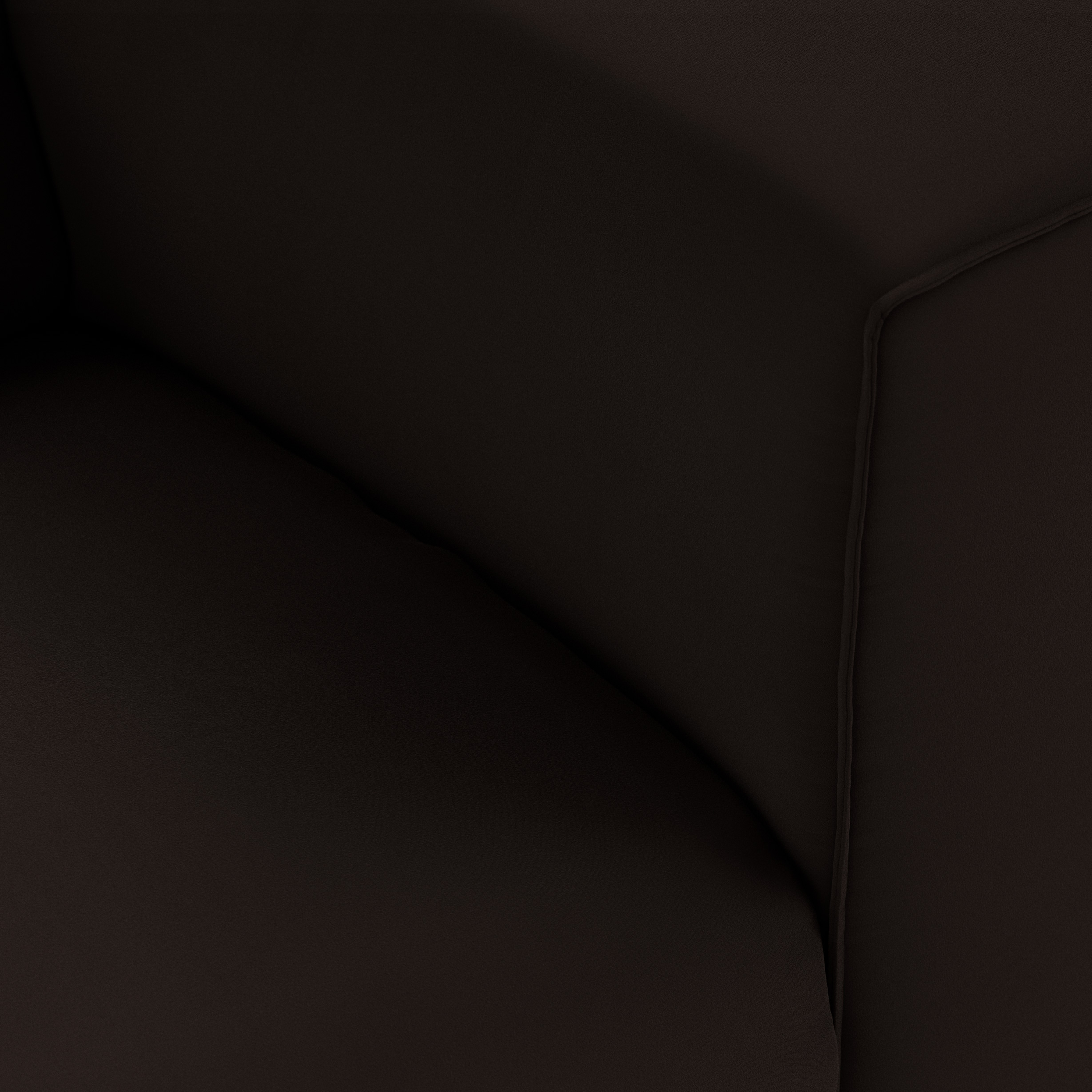 FLAKE couch: element right, royal velvet, espresso - Image 3