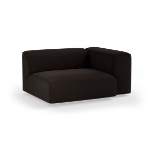 Alternative view of FLAKE couch: element right XL, royal velvet, espresso