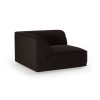 FLAKE couch: element corner, royal velvet, espresso - Image 2