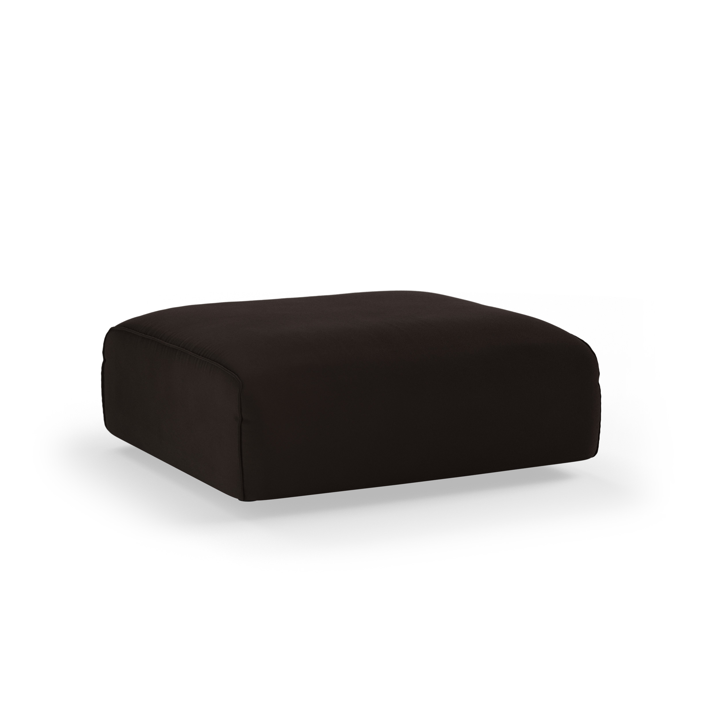 FLAKE couch: element hocker, royal velvet, espresso - Image 2