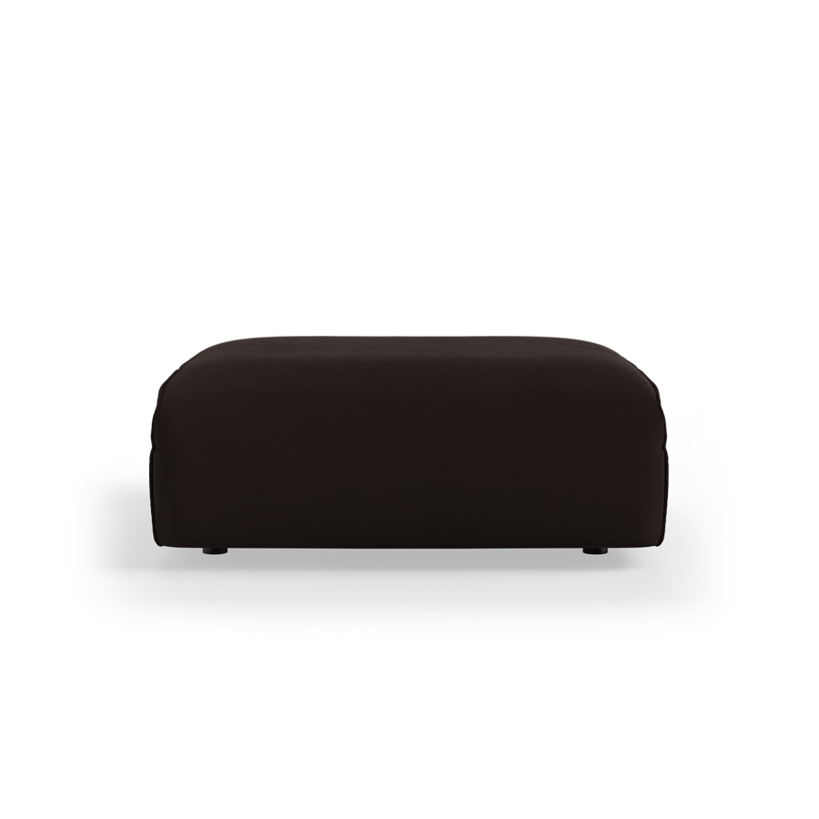 FLAKE couch: element hocker, royal velvet, espresso