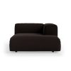 FLAKE couch: element right divan, royal velvet, espresso