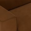 FLAKE couch: element left XL, royal velvet, caramel - Image 3