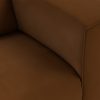 FLAKE couch: element right 1,5-seat, royal velvet, caramel - Image 3