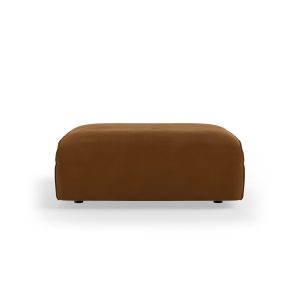 FLAKE couch: element hocker, royal velvet, caramel