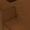 FLAKE couch: element left divan, royal velvet, caramel - Image 3