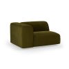 FLAKE couch: element left 1,5-seat, royal velvet, olive - Image 2