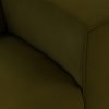 FLAKE couch: element right, royal velvet, olive - Image 3