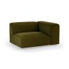 FLAKE couch: element right 1,5-seat, royal velvet, olive - Image 2