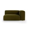 FLAKE couch: element right XL, royal velvet, olive