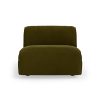FLAKE couch: element middle, royal velvet, olive