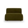 FLAKE couch: element middle 1,5-seat, royal velvet, olive