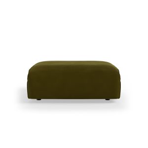 FLAKE couch: element hocker, royal velvet, olive