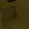 FLAKE couch: element hocker small, royal velvet, olive - Image 3