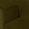 FLAKE couch: element left longchair, royal velvet, olive - Image 3