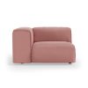 FLAKE couch: element left, linen, dusty rose