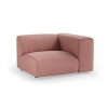 FLAKE couch: element right, linen, dusty rose - Image 2