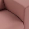 FLAKE couch: element right 1,5-seat, linen, dusty rose - Image 3