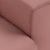 FLAKE couch: element right XL, linen, dusty rose - Image 3