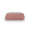 FLAKE couch: element hocker, linen, dusty rose