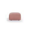 FLAKE couch: element hocker small, linen, dusty rose