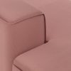 FLAKE couch: element left longchair, linen, dusty rose - Image 3