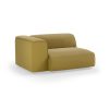 FLAKE couch: element left XL, linen, burnt ochre - Image 2