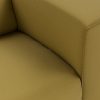 FLAKE couch: element right 1,5-seat, linen, burnt ochre - Image 3