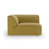 FLAKE couch: element corner, linen, burnt ochre