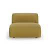 FLAKE couch: element middle, linen, burnt ochre