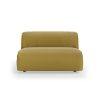 FLAKE couch: element middle XL, linen, burnt ochre