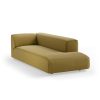 FLAKE couch: element right longchair, linen, burnt ochre - Image 2