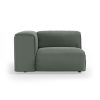 FLAKE couch: element left, linen, army green