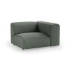 FLAKE couch: element right, linen, army green - Image 2