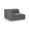 FLAKE couch: element corner, linen, army green - Image 2