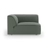 FLAKE couch: element corner, linen, army green