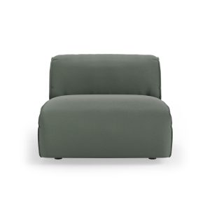 FLAKE couch: element middle, linen, army green