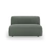 FLAKE couch: element middle XL, linen, army green
