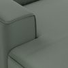 FLAKE couch: element left divan, linen, army green - Image 3