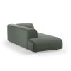 FLAKE couch: element left longchair, linen, army green - Image 2