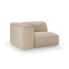 FLAKE couch: element left, knotted, beige - Image 2