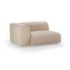 FLAKE couch: element left XL, knotted, beige - Image 2