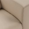 FLAKE couch: element right, knotted, beige - Image 3