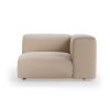 FLAKE couch: element right, knotted, beige