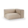 FLAKE couch: element right 1,5-seat, knotted, beige - Image 2