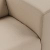 FLAKE couch: element right 1,5-seat, knotted, beige - Image 3
