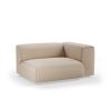 FLAKE couch: element right XL, knotted, beige - Image 2